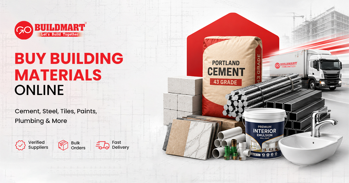 Go BuildMart - Buy Cement, TMT Bars & Building Materials Online | Go ...